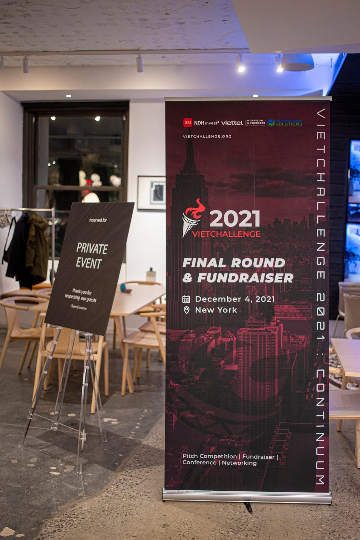 VietChallenge 2021 Final Round & Fundraiser banner, New York