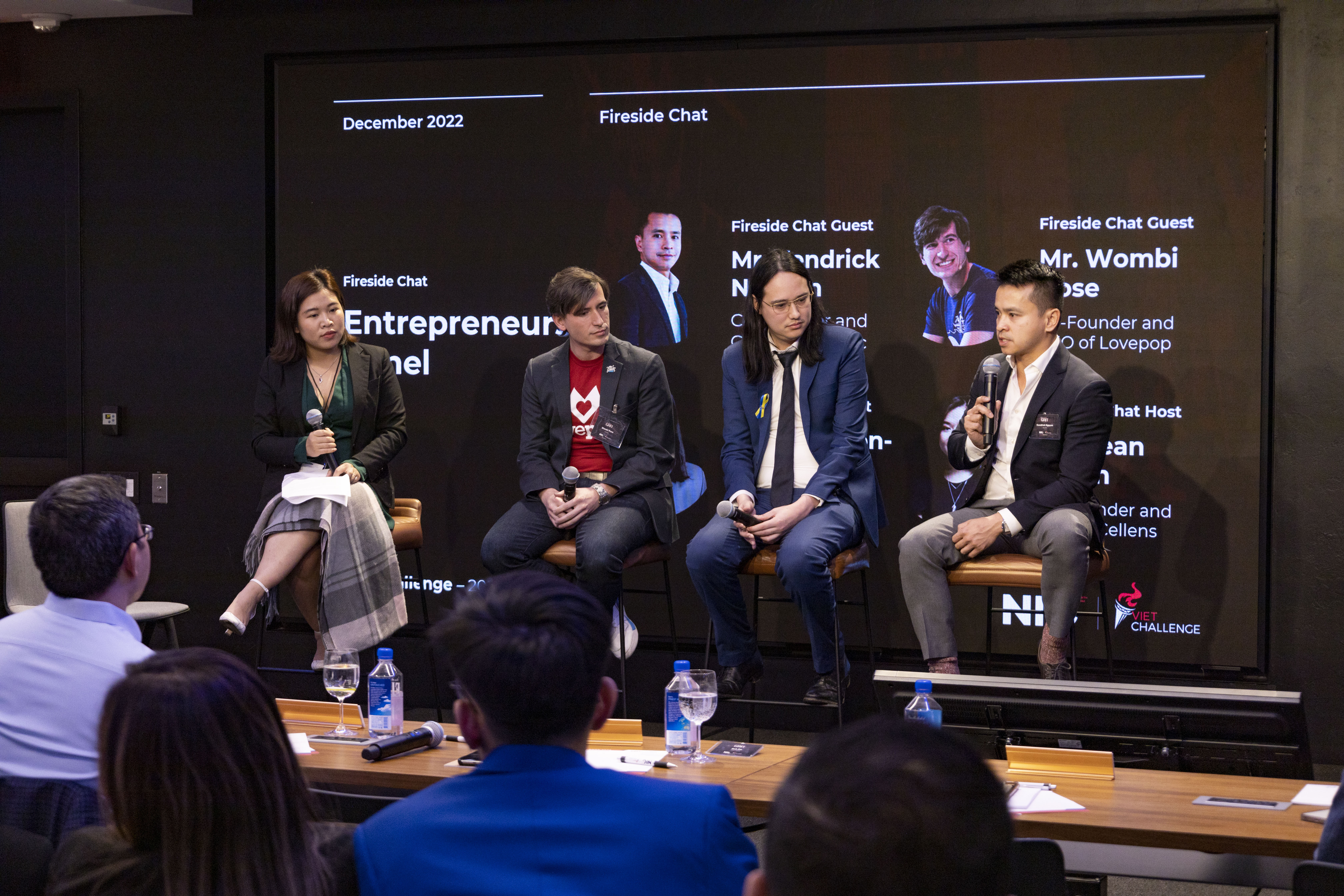 VietChallenge December 2022 Fireside Chat — Entrepreneurship panel